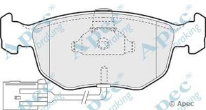 Фото Комлект гальмівних колодок, дисковий механізм APEC braking PAD877