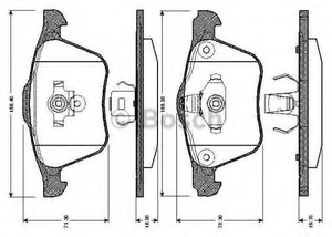 Фото Гальмівні колодки Bosch 0 986 TB2 875