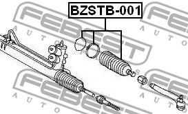 Фото Пильовик рульової рейки Febest BZSTB001