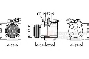 Фото Компресор кондиціонера VAN WEZEL 8300K137