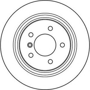 Фото Гальмівний диск JURID/BENDIX 562095J