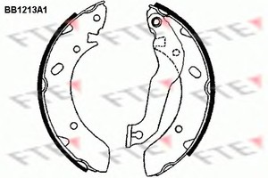 Фото Комплект гальмівних колодок FTE BB1213A1