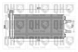 Фото Конденсатор, кондиціонер QUINTON HAZELL QCN570