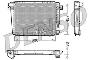 Фото Радіатор, охолодження двигуна Denso/Ketner DRM05071