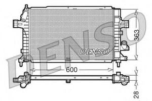 Фото Радіатор, охолодження двигуна Denso/Ketner DRM20102