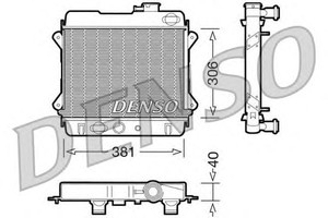 Фото Радіатор, охолодження двигуна Denso/Ketner DRM34001