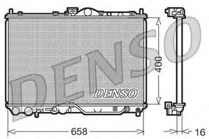 Фото Радіатор, охолодження двигуна Denso/Ketner DRM45011