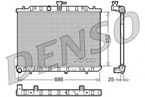 Фото Радіатор охолоджування Denso/Ketner DRM46007