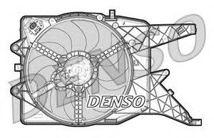 Фото Вентилятор, охолодження двигуна Denso/Ketner DER20010