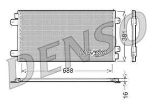 Фото Конденсатор, кондиціонер Denso/Ketner DCN23024