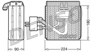 Фото Испаритель, кондиционер Denso/Ketner DEV09002