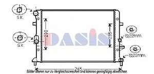 Фото Датчик ABS, передній AKS DASIS 040019N