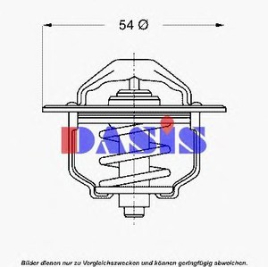 Фото Термостат, охолоджуюча рідина AKS DASIS 750744N