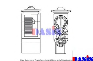 Фото Расширительный клапан, кондиционер AKS DASIS 840137N