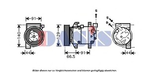 Фото Компресор, кондиціонер AKS DASIS 851673N