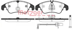 Фото Комплект гальмівних колодок, дискове гальмо Metzger 1304.31