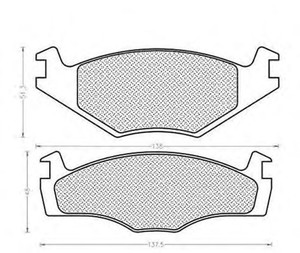 Фото Гальмівні колодки Magneti Marelli 430216170009