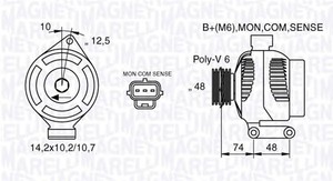 Фото Генератор Magneti Marelli 063377410010