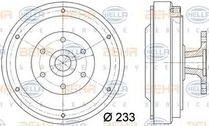 Фото Зчеплення, вентилятор радіатора Behr Hella Service 8MV 376 729-351