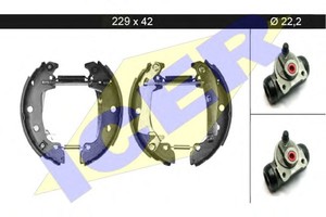 Фото Комплект гальмівних колодок Icer 79KT0016 C