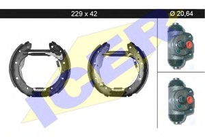 Фото Комплект гальмівних колодок Icer 79KT0070 C