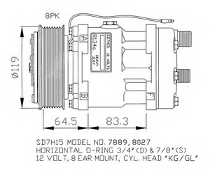 Фото Компресор, кондиціонер NRF 32133G