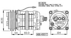 Фото Компресор кондиціонера NRF 32158G