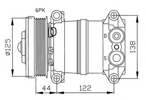 Фото Компресор, кондиціонер NRF 32202G