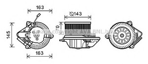 Фото Электродвигатель, вентиляция салона AVA COOLING SYSTEMS CN8503