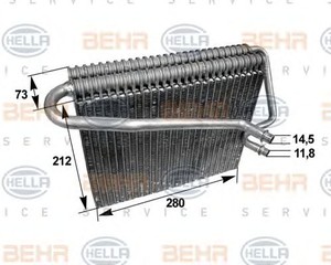 Фото Випаровувач кондиціонера Behr Hella Service 8FV 351 211-031