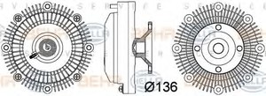 Фото Зчеплення, вентилятор радіатора Behr Hella Service 8MV 376 757-381