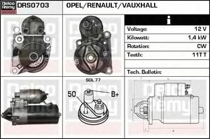 Фото Стартер ACDelco DRS0703