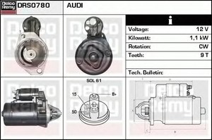 Фото Стартер ACDelco DRS0780