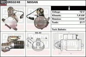 Фото Стартер ACDelco DRS3248