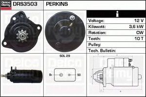 Фото Стартер ACDelco DRS3503