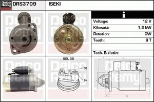 Фото Стартер ACDelco DRS3709