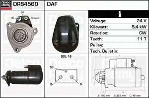 Фото Стартер ACDelco DRS 4560