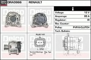 Фото Генератор ACDelco DRA0966