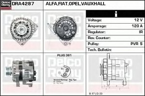 Фото Генератор ACDelco DRA4287