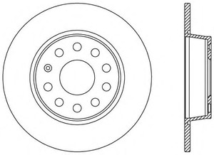 Фото Гальмівний диск OPEN PARTS BDR253910