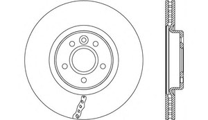 Фото Гальмівний диск OPEN PARTS BDR2690.20