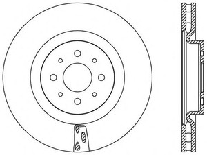 Фото Гальмівний диск OPEN PARTS BDA2563.20