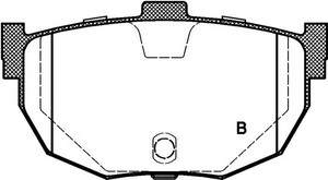 Фото Гальмівні колодки OPEN PARTS BPA029422