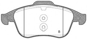 Фото Гальмівні колодки OPEN PARTS BPA1350.10