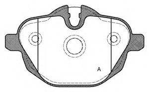 Фото Гальмівні колодки OPEN PARTS BPA1421.00