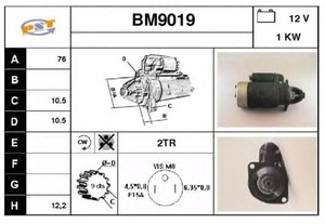 Фото Стартер SNRA BM9019