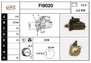 Фото Стартер SNRA FI9020