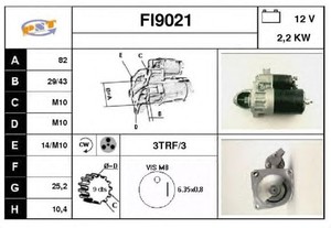 Фото Стартер SNRA FI9021