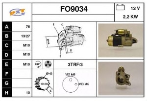 Фото Стартер SNRA FO9034