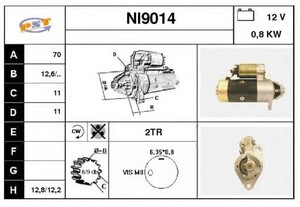 Фото Стартер SNRA NI9014